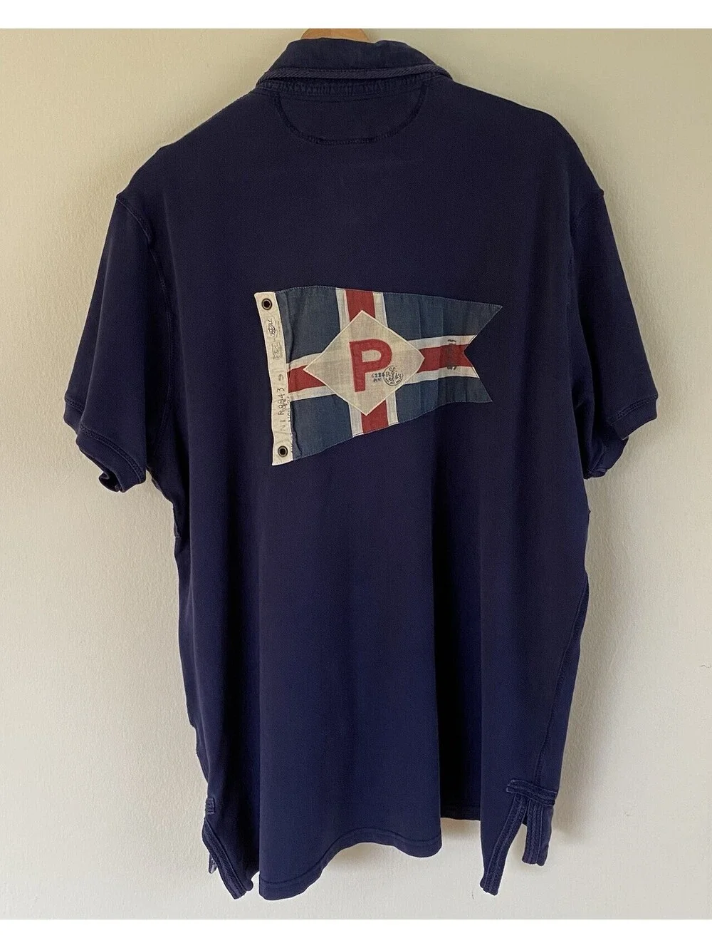 Polo Ralph Lauren Shirt Mens 2XL Blue Big Pony Yacht Club